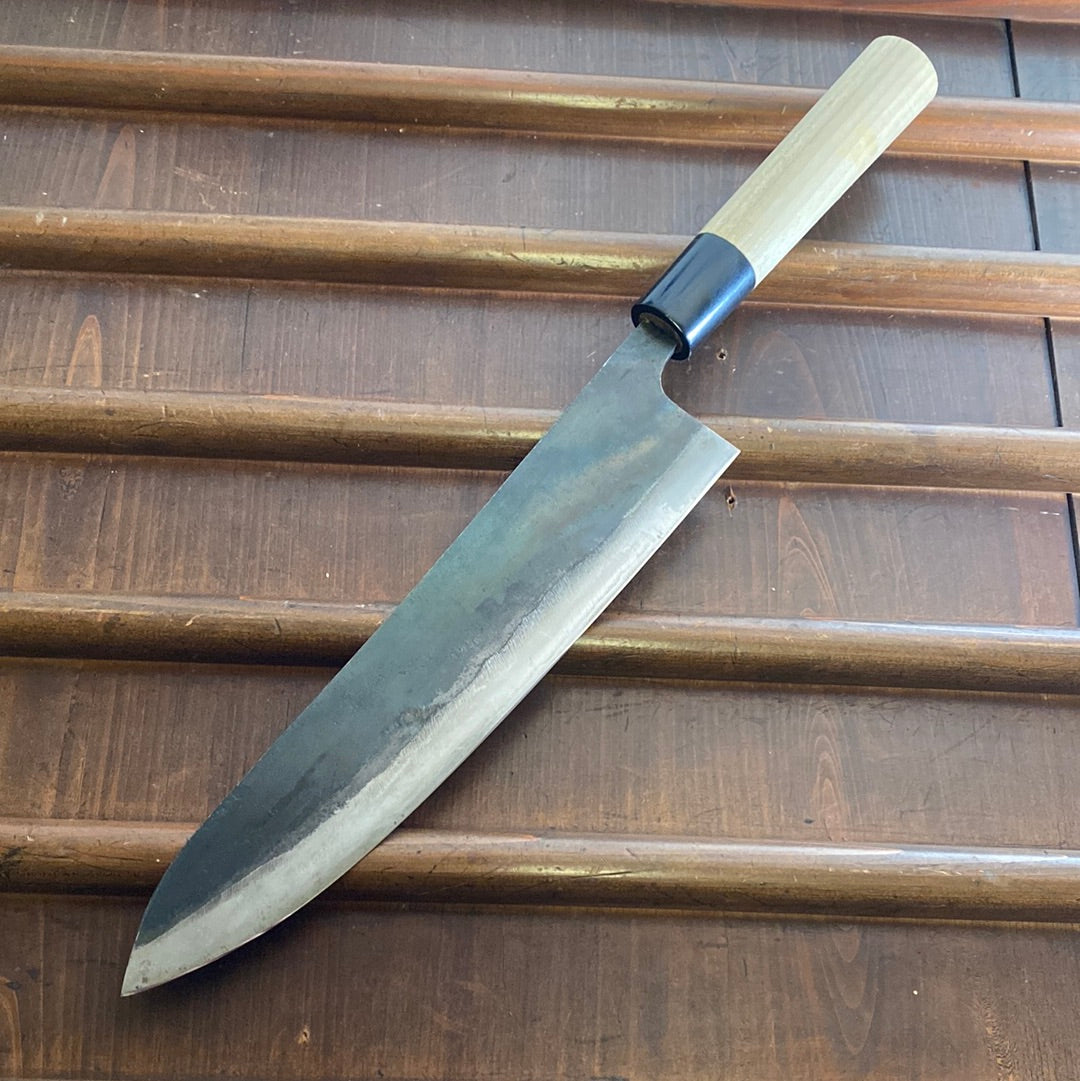 Tosa Tadayoshi 240mm Tosa Style Wa Gyuto - Shirogami 1 D Ho Horn