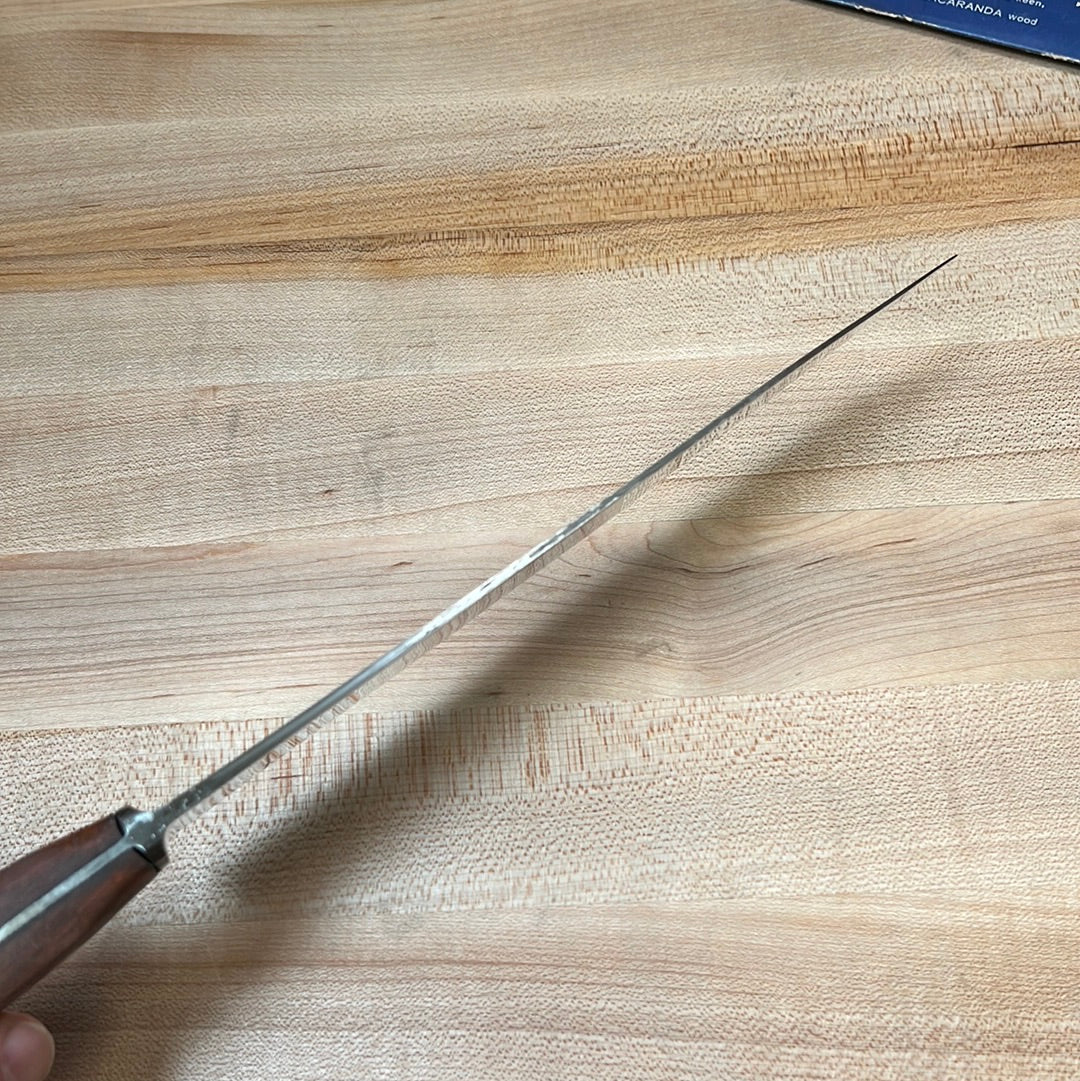 J A Henckels International 8.5" Chef Knife Carbon Steel W Sleeve 1960's?