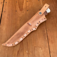 S. & S. Helle Holmedal Norway New Old Stock 112mm Knife - Laminated Carbon Steel