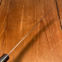New Old Stock Dexter 10" Scimitar Carbon Steel Mirror Finish Rosewood 1950s-70s