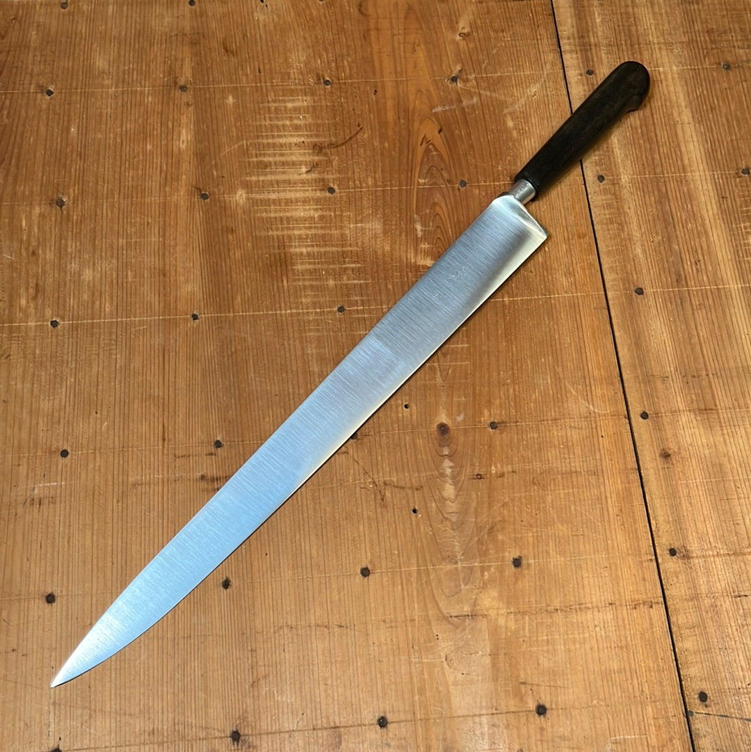 K Sabatier New Old Stock Nogent / Cuisine Massive 13" Slicer Carbon Steel Ebony Handle