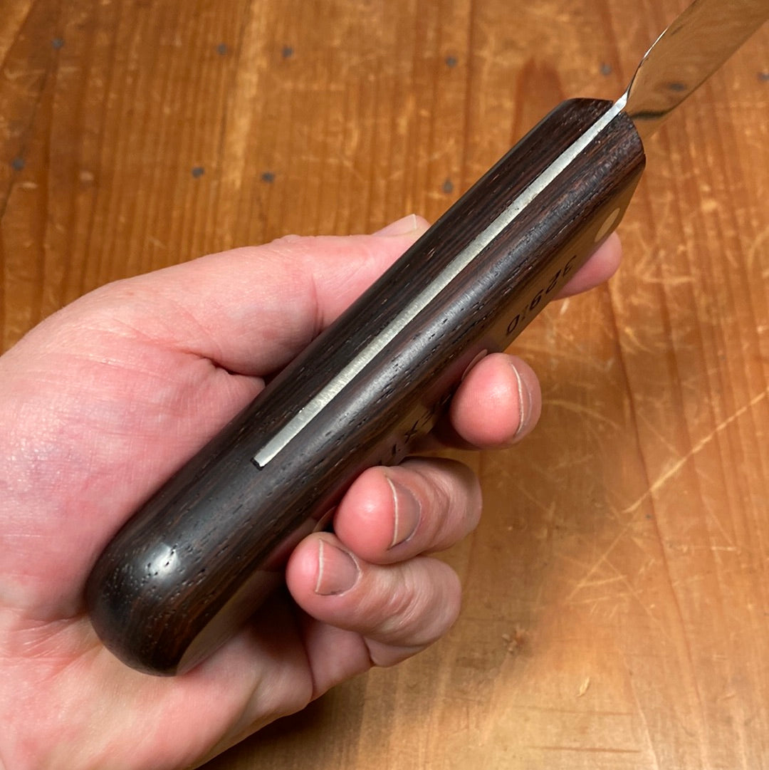 New Old Stock Dexter 10" Scimitar Carbon Steel Mirror Finish Rosewood 1950s-70s