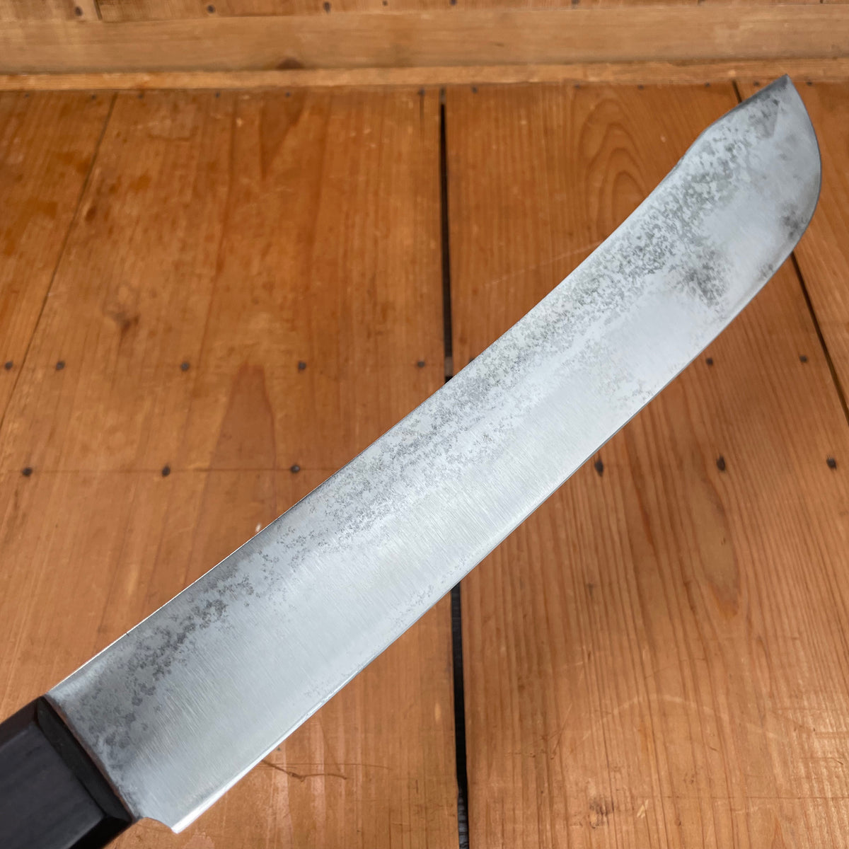 VINTAGE Carbon Steel Rod Butcher Knife Sharpener Columbia Cutlery