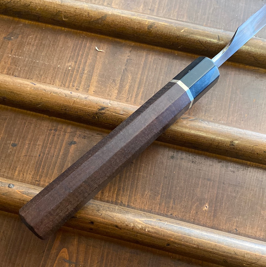 Tsourkan Knives 280mm Sujihiki AEB-L Rosewood (?) & Horn Handle