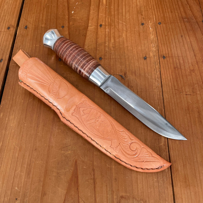 New Old Stock S. & S. Helle Holmedal Norway 115mm Knife Carbon