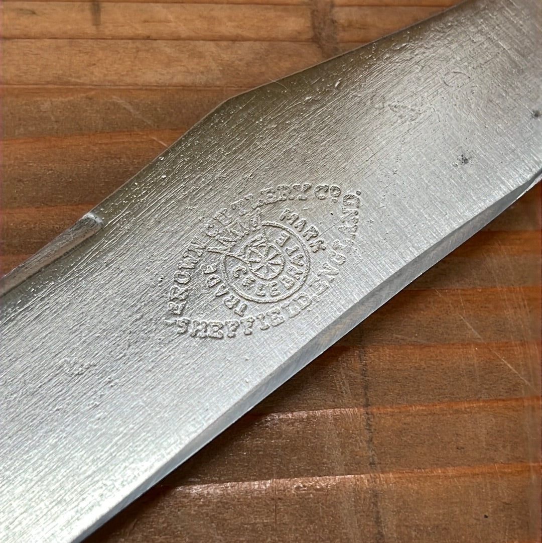 Crown Cutlery Co Carving Set Carbon Steel Sterling Sheffield