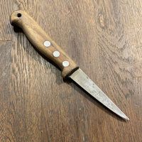 Unmarked German (Henckels?) 3.75” Boning Knife Carbon Steel