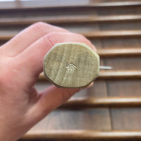 Sakai Kikumori Kikuzuki Kasumi 210mm Gyuto Shirogami 2 with Saya