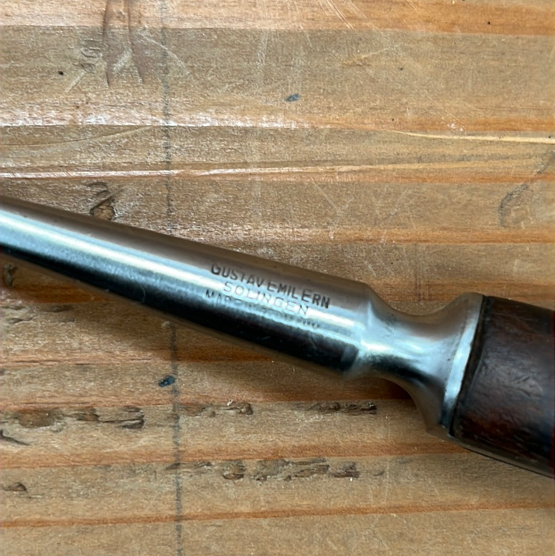 Gustav Emil Ern Pot Fork Forged Carbon Steel Solingen 1950s-60s
