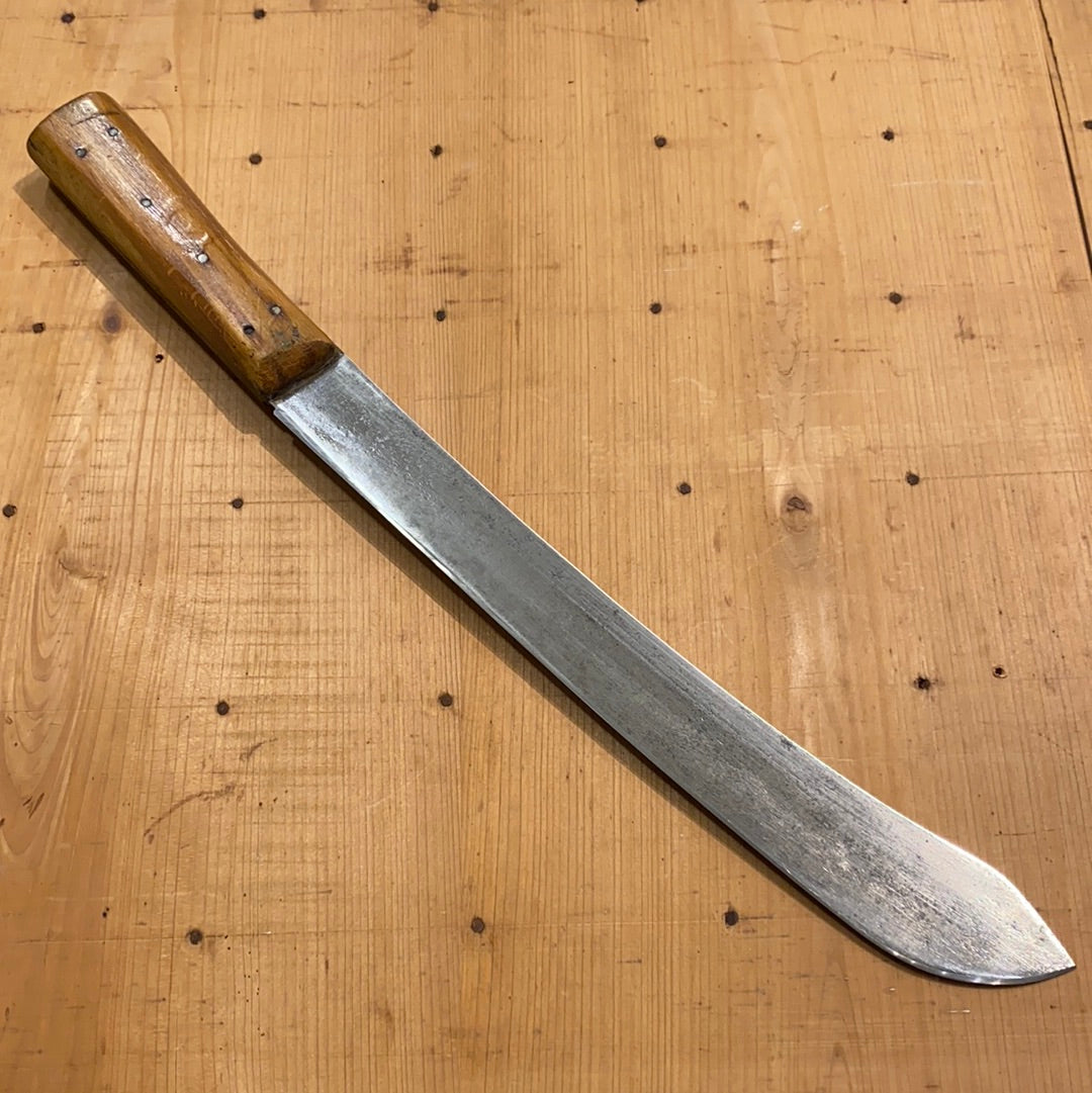 I Wilson 11.75” Bullnose Scimitar Carbon Steel Sheffield 1890-1920’s