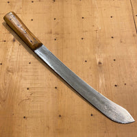 I Wilson 11.75” Bullnose Scimitar Carbon Steel Sheffield 1890-1920’s