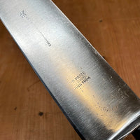 J A Henckels 10" Hand Forged Carbon Steel Chef Knife Model 102 1910-20s