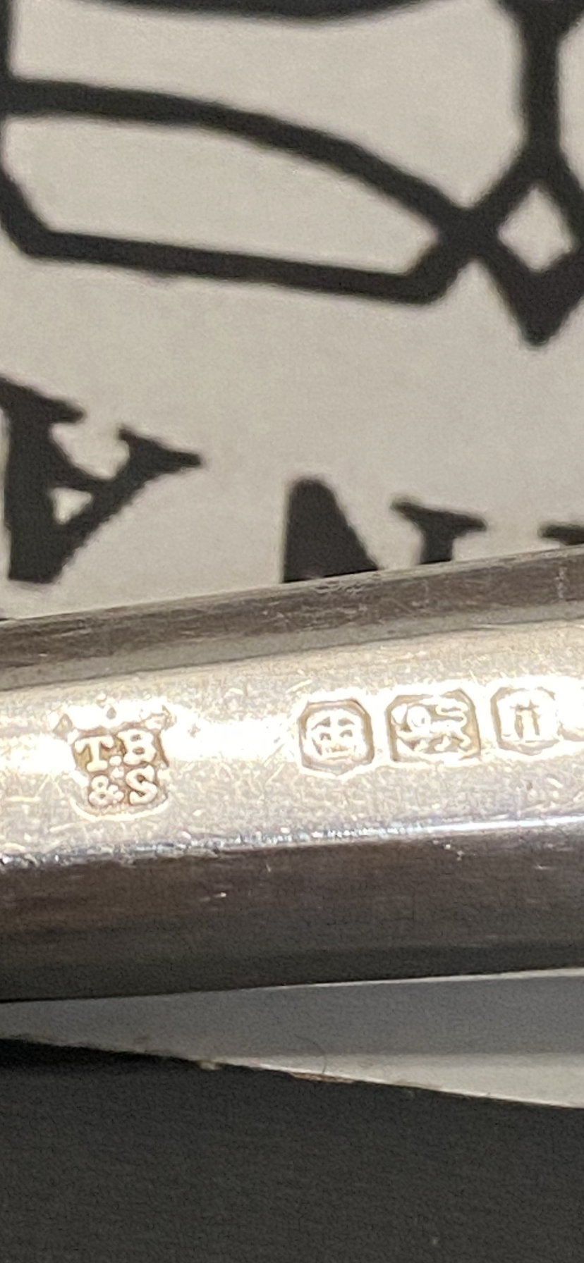 Thomas Bradbury & Sons Sterling Georgian Style Tea Forks & Knives Hallmarked 1926