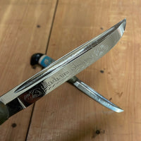 Luomanen & Kumpp Double Puukko Carbon Steel Galalite Minty 1922-45