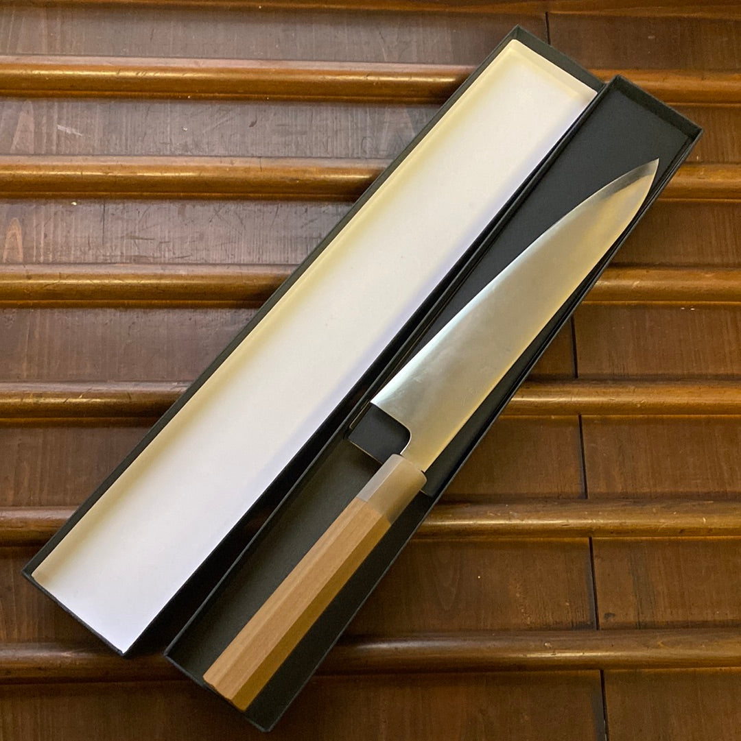 Konosuke HD2 240mm Gyuto Blonde Horn & Box