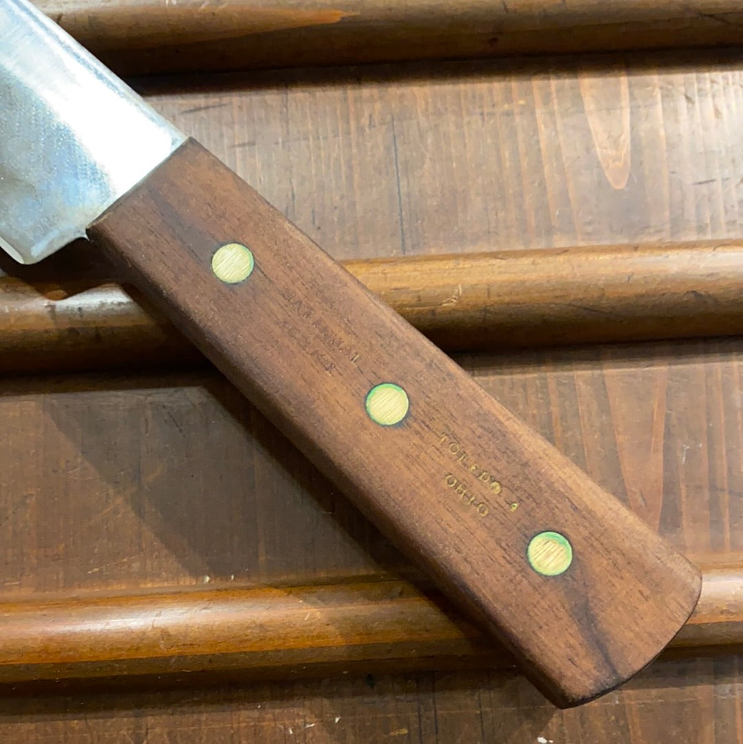 Unmarked 12” Scimitar Carbon Steel American 1930-60s