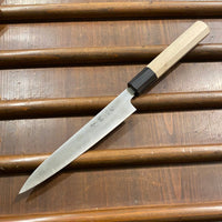 Konosuke Sakai HD2 180mm Petty Ho Handle Blonde Horn Ferrule with Saya