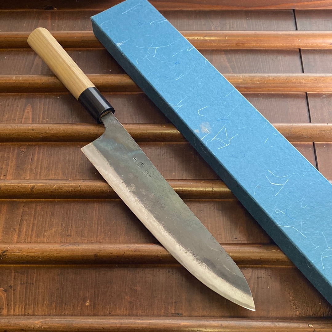 Tosa Tadayoshi 240mm Tosa Style Wa Gyuto - Shirogami 1 D Ho Horn