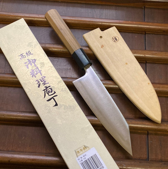 Jikko 155mm Kiritsuke Wa Bunka R2 Stainless Powder Metal W Saya
