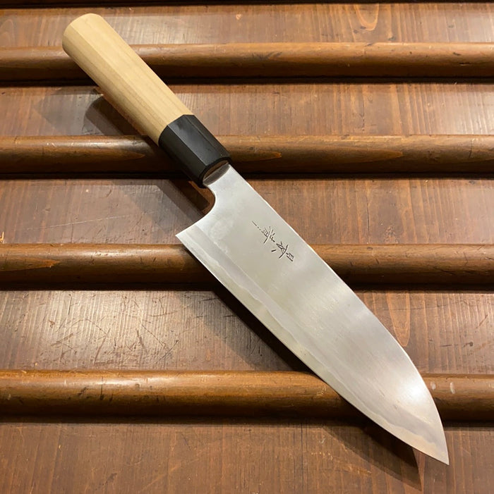 Kagekiyo 180mm Santoku Aogami Ho Horn