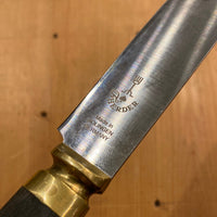 Friedr Herder 6.75” Clip Point Utility Knife Carbon Steel 1990’s Solingen