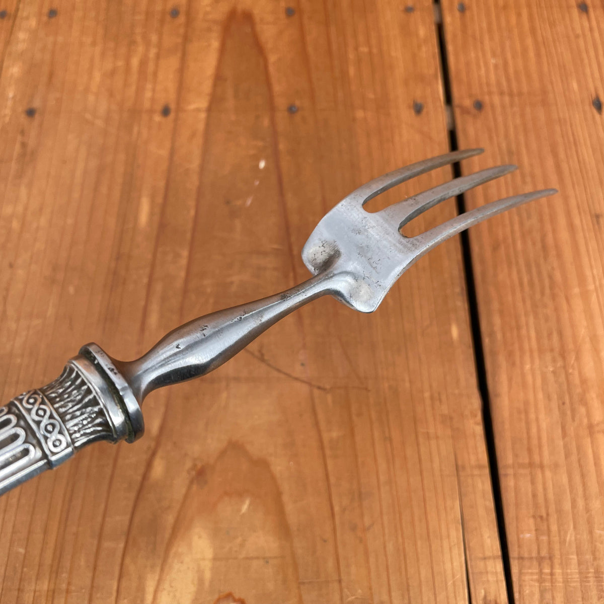 Antique Thiers Carving Set Carbon Steel & Silverplate