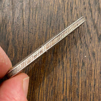 Sterling Silver Victorian Fruit Knife Floral Motif Birmingham 1900s