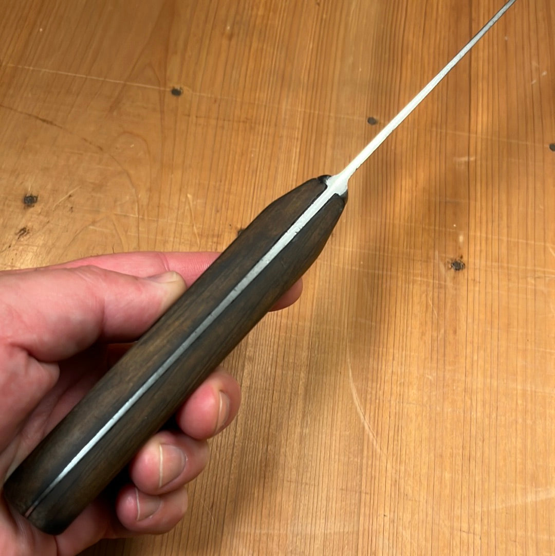 Unmarked Forged 8" Chef Knife Carbon Steel -Germany 1950's/60's?