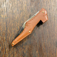 Minty A W Wadsworth 2 3/8” Figural Shoe Knife 1920’s?