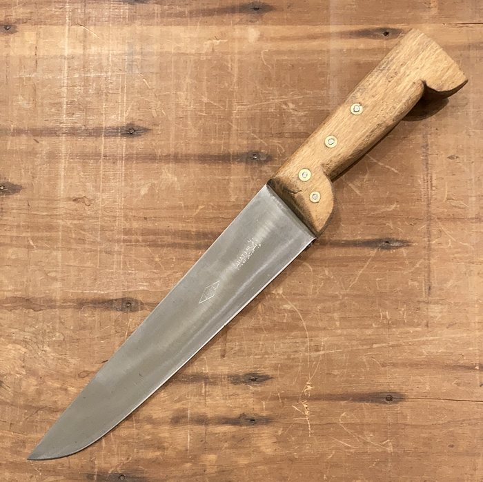 K Sabatier New Old Stock 10" Boucher Carbon Steel LRG Beech Handle