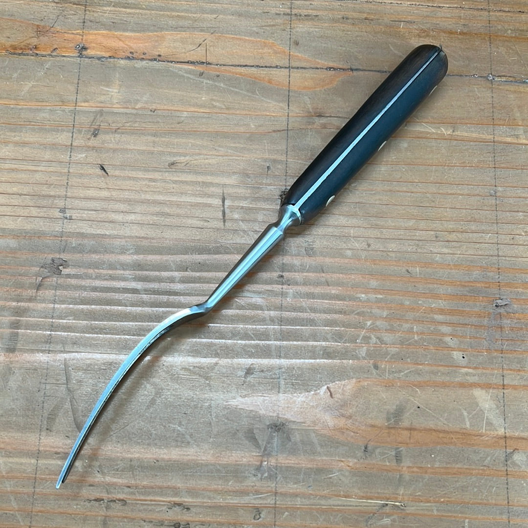 Gustav Emil Ern Pot Fork Forged Carbon Steel Solingen 1950s-60s