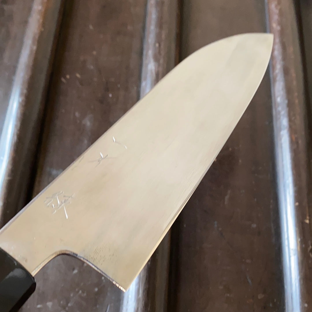 Hitohira Kikuchiyo Ren 180mm Santoku Shirogami #2