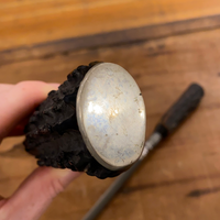 Hoffman's Columbus Carving Knife  & Steel Stag and Carbon