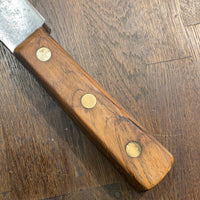 Unmarked 14” Bullnose Butcher Knife USA 1920’s?