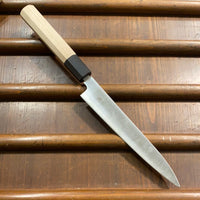 Konosuke Sakai HD2 180mm Petty Ho Handle Blonde Horn Ferrule with Saya