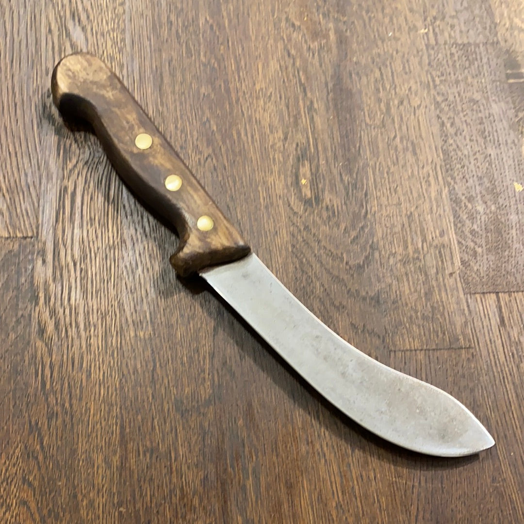 Unmarked 6” Skinning Knife Carbon Steel Germany 1950’s-70’s
