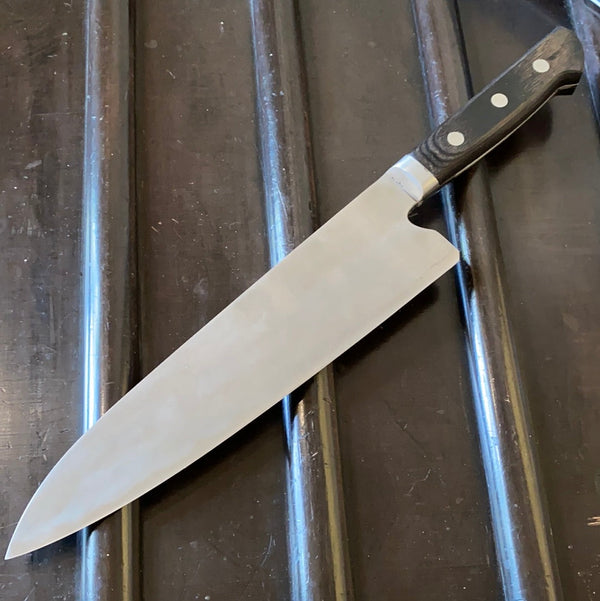 Teruyasu Fujiwara ‘Teruyasu’ 240mm Mioroshi Deba Shirogami 1 Kasumi Western Handle