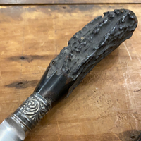 Hoffman's Columbus Carving Knife  & Steel Stag and Carbon