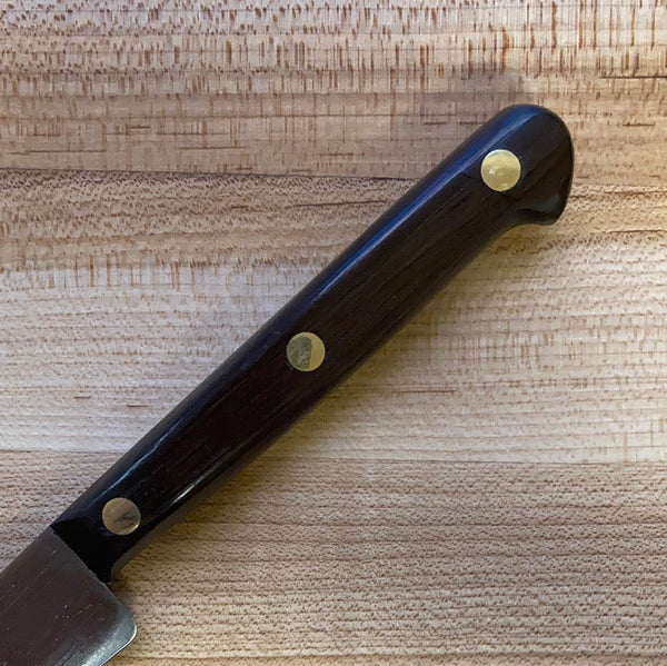 K Sabatier - NOS 4.25" Plate-Semelle Office - Hand Forged Carbon Steel - Birds Head Pommel Palisander