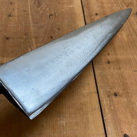 Unmarked 12.25” Chef Knife Carbon Steel German 1920’s?
