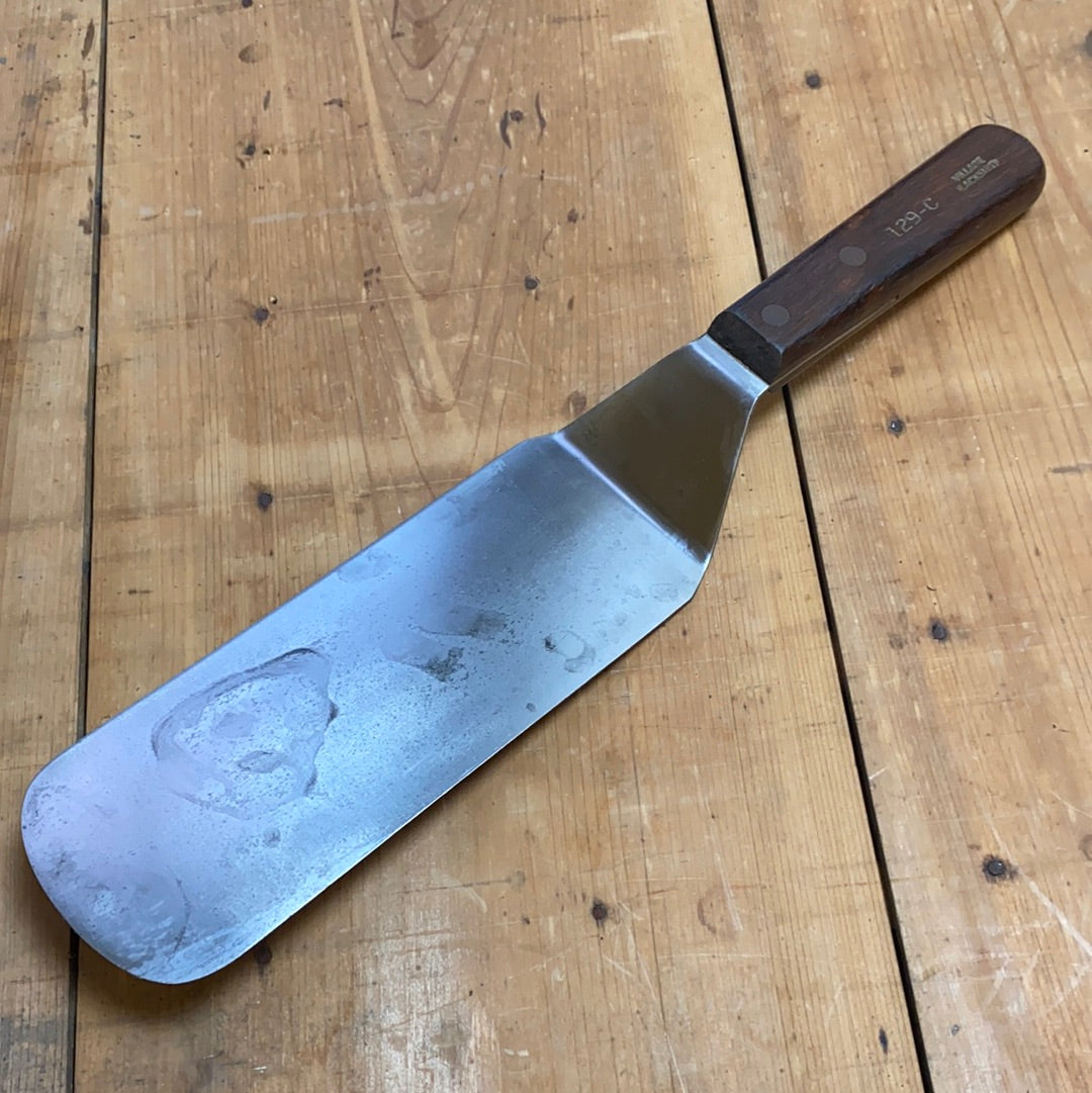 Village Blacksmith Vintage 8x3” Flexible Turner Spatula Carbon Steel 1920s-1940