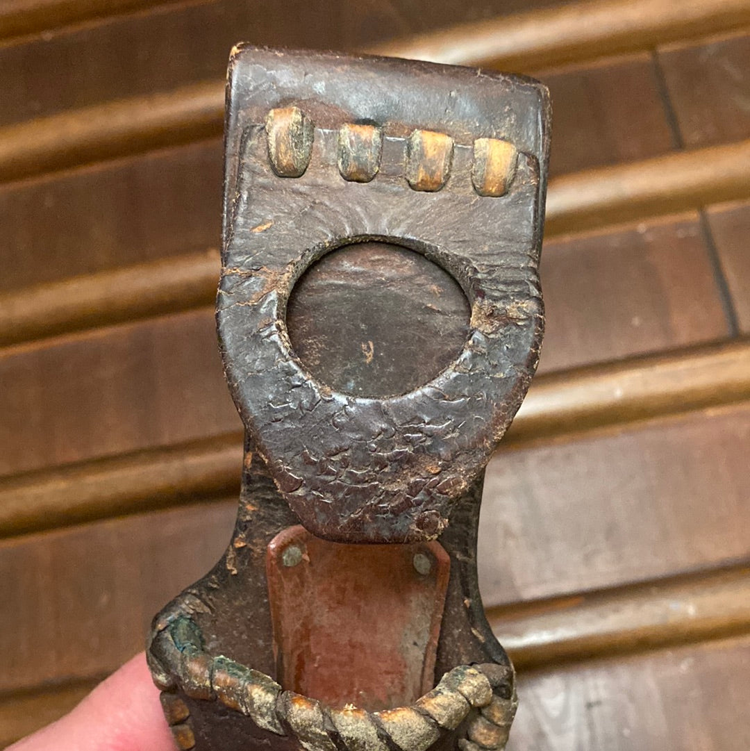 Morseth 5” Original Model 1 Stag Safe-Lok Sheath - Norway / Washington USA 1950’s