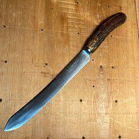 A J Jordan 8" Carving Knife Forged Carbon Steel Sheffield 1890’s-1920’s