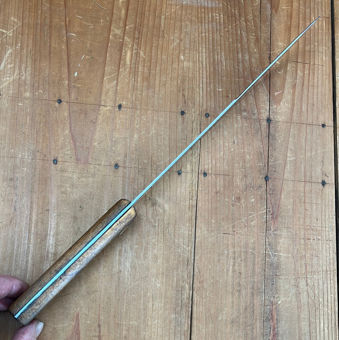 Foster Bros 10” Bullnose Scimitar Carbon Steel Hardwood Handle