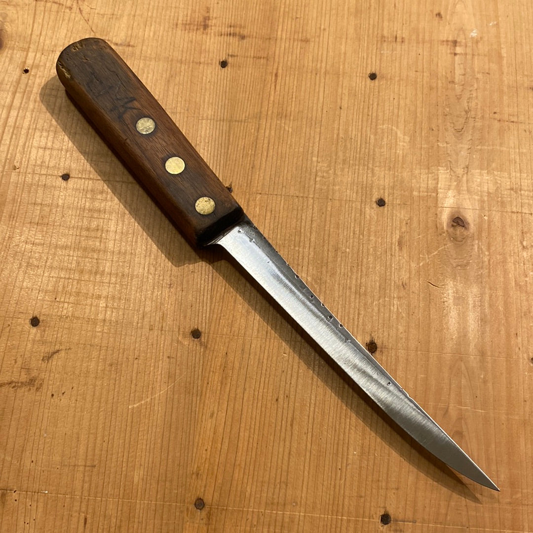 Remington 6.25” Boning Knife Stiff Narrow Carbon Steel USA 1920-40