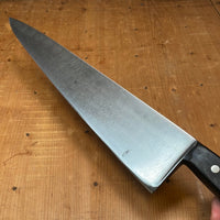 J A Henckels 12" Hand Forged Carbon Steel Chef Knife Model 108 1920s-30s