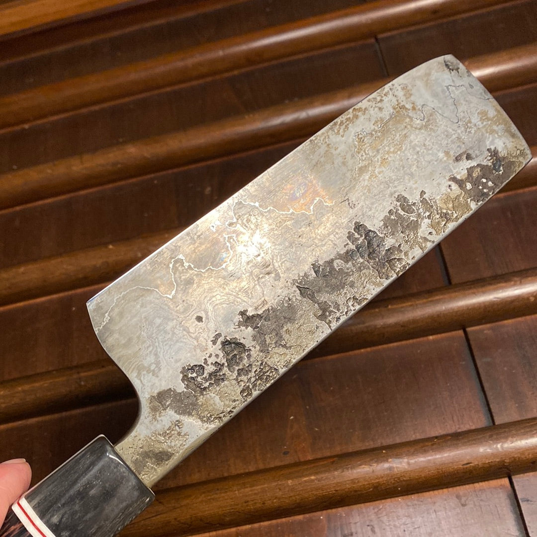 Fell Knives Nakiri 26C3 Carbon & Wrought Iron