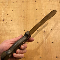 Gustav Emil Ern 8”  Bullnose Butcher Knife Solingen Early 1980’s