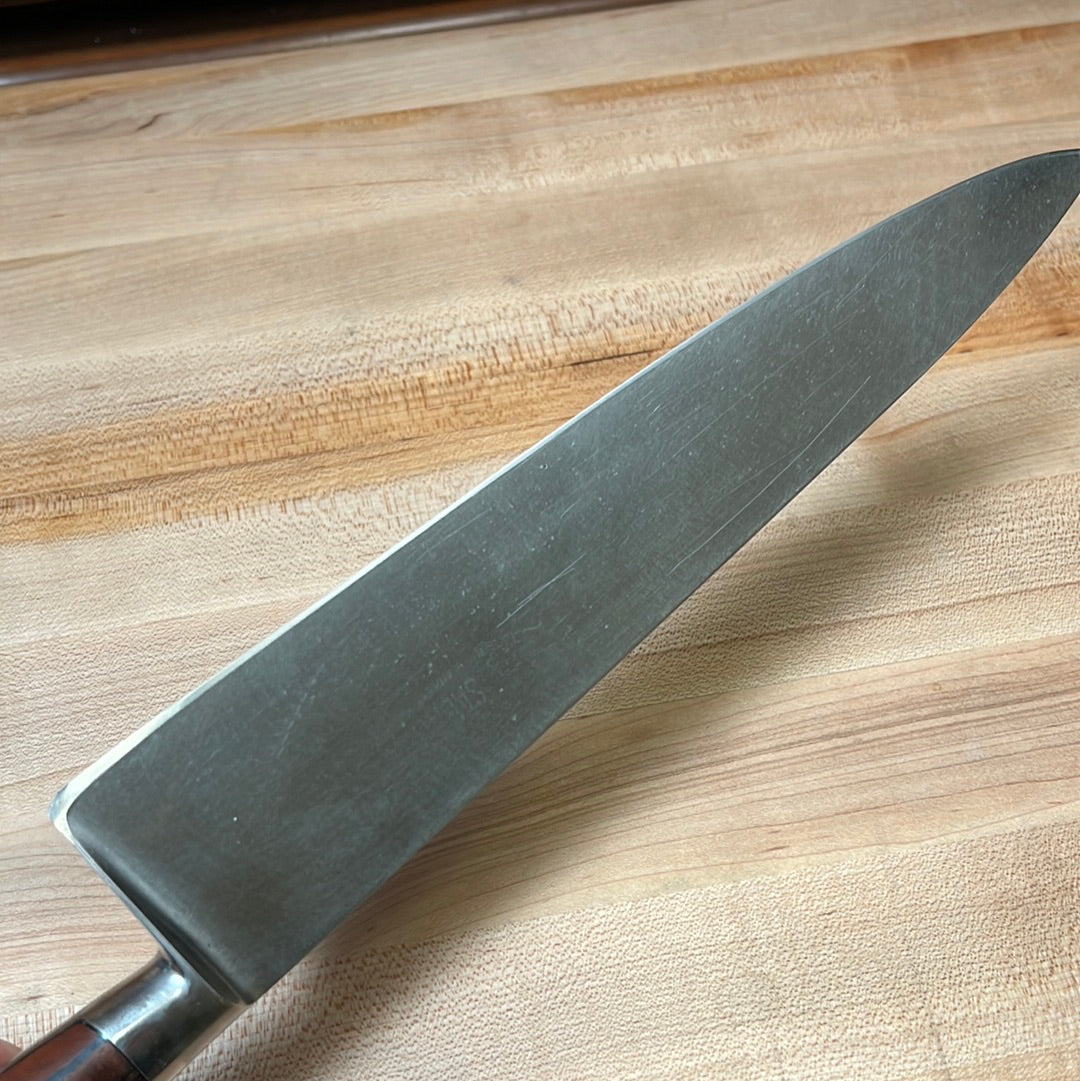 Sabatier Lion 10" Chef Knife Stainless Steel Custom Macasser Ebony Handle