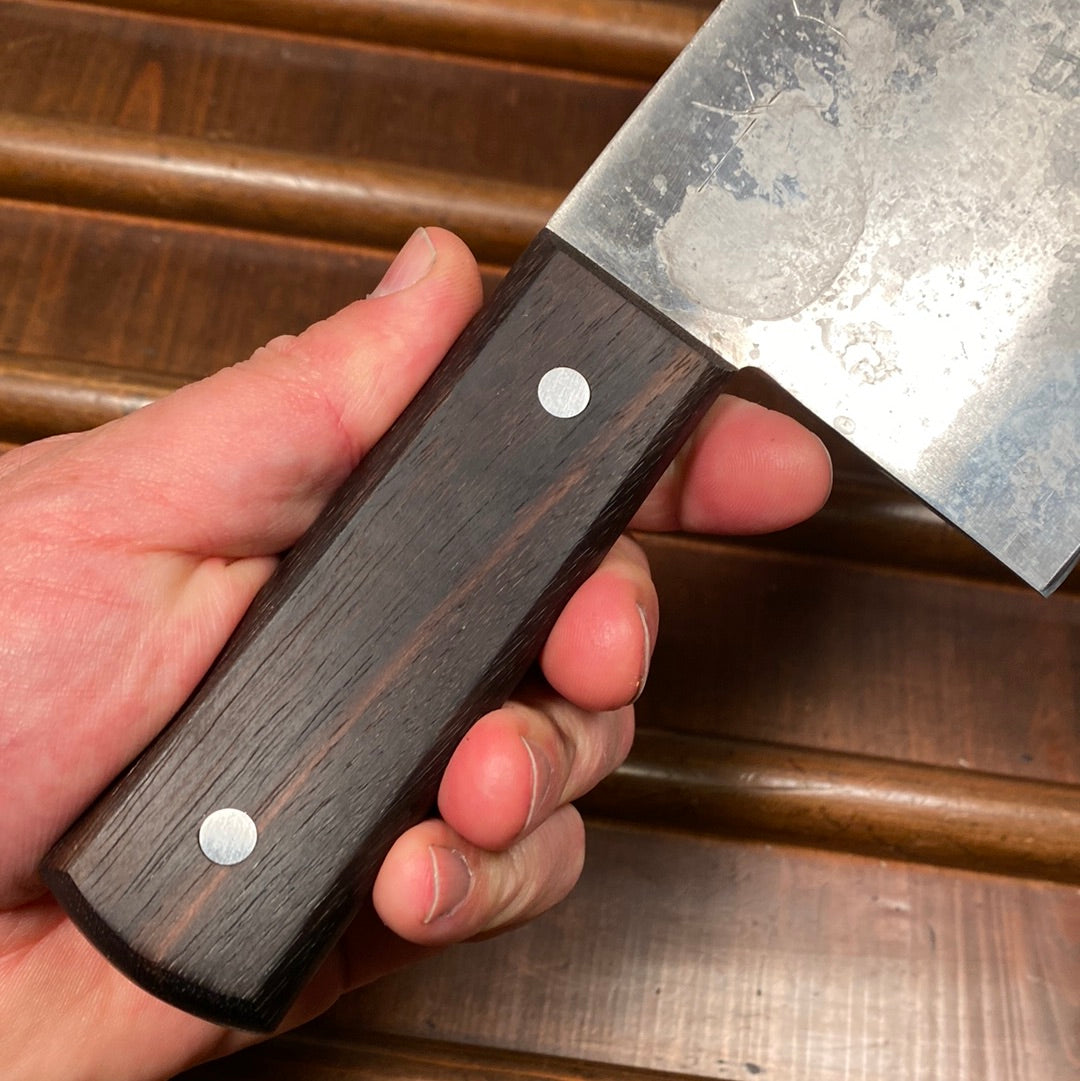 Hitohira Nihonkou 220mm Chukka Bocho Chinese Cleaver SK Carbon Steel